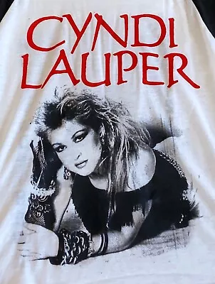 Buy Cyndi Lauper T Shirt Pop Music T Shirt Womens Medium Concert T Shirt • 8.97£