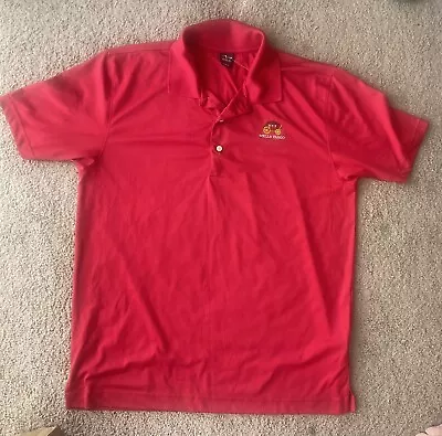 Buy Page & Tuttle Unisex Polo Shirt/ Wells Fargo Logo/ Red/ Size L • 18.89£
