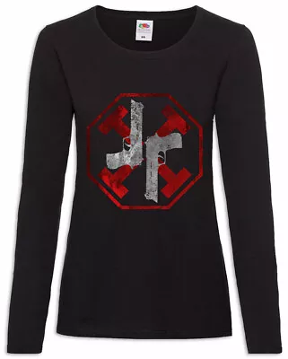 Buy Gun Kata Women Long Sleeve T-Shirt Equilibrium Symbol Sign Logo John Insigina • 27.54£