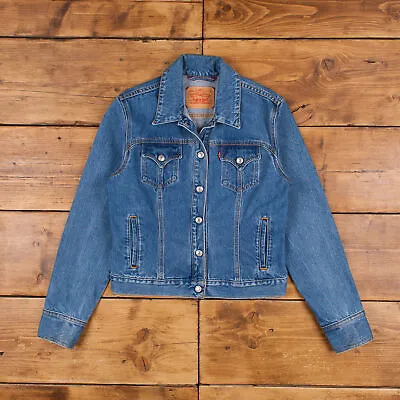 Buy Vintage Levi's Denim Jacket M Stonewash Trucker Jean Red Tab Womens Blue • 35.99£