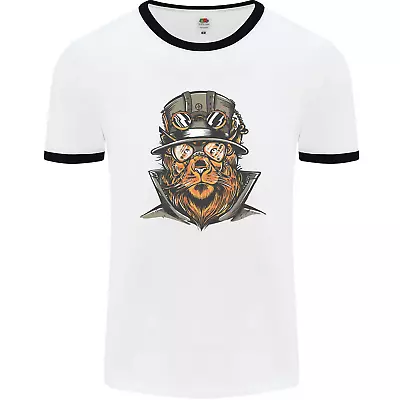 Buy Steampunk Lion Mens Ringer T-Shirt • 12.99£