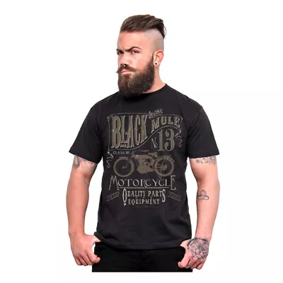 Buy Lucky 13 Black Mule T-Shirt Black • 30.99£