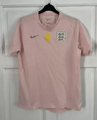 Buy England Lionesses Nike Pink Player Issue Travel T Shirt Womens Small • 70£
