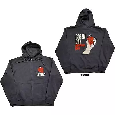 Buy Green Day Unisex Zipped Hoodie: American Idiot OFFICIAL NEW  • 46.20£