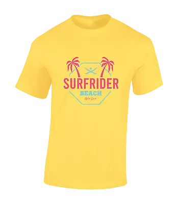 Buy Surfrider Beach West Coast Mens T Shirt Cool Summer Casual Holiday Outdoors Top • 7.99£