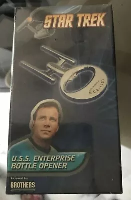Buy Star Trek Classic USS Enterprise Chrome Bottle Opener - 2008 • 28.82£