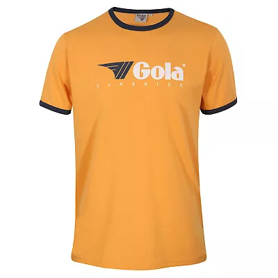 Buy Gola Mens Gold Retro Ringer T Shirt • 24.99£