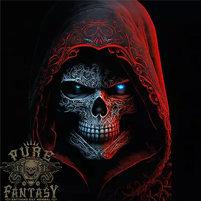 Buy Shady Grim Reaper Skull Mens T-Shirt 100% Cotton • 10.75£