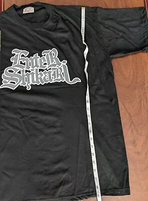 Buy Enter Shikari UK Tour Dates 2007 Black Large Vintage T-Shirt • 30£