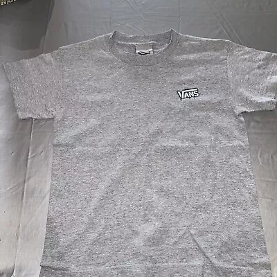 Buy Vans Off The Wall Grey Boys Large T Shirt 100% Cotton Small • 3.99£