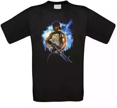 Buy Rambo First Blood Sly Cult Movie T-Shirt • 12.46£