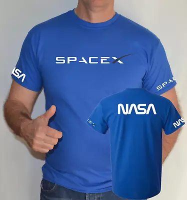 Buy Spacex And Nasa,joint, Elon Musk,tesla,falcon,space Agency, T Shirt  • 14.99£