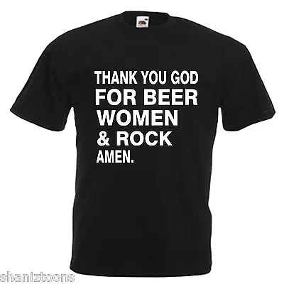 Buy Beer Women Rock Music Mens Novelty T Shirt Shaniztoons • 9.49£