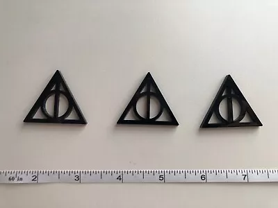 Buy 3  Laser Cut Harry Potter Deathly Hallows Symbol Jewellery Craft • 1£