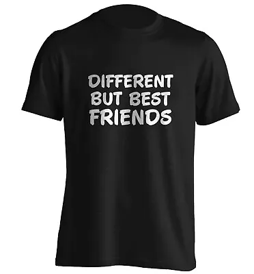 Buy Different, But Best Friends, T-shirt Besties BFF Friendship Girls Opposites 7203 • 13.95£