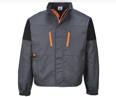 Buy Portwest Tagus Work Jacket TX60 - Hard Wearing Trade Coat Multi Pocket 3XL • 15£