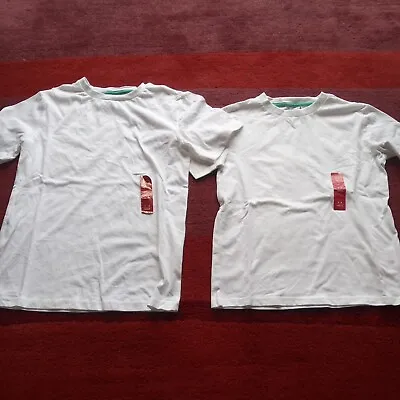 Buy Two Childrens Rebel From Primark White T - Shirt Size 8-9 And 11-12Years • 2.50£