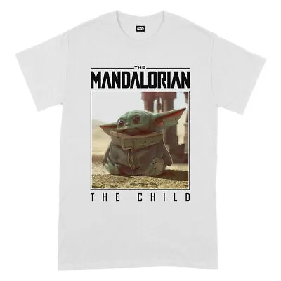 Buy The Mandalorian T-Shirt The Child Baby Yoda Frame Star Wars Official White New • 9.71£