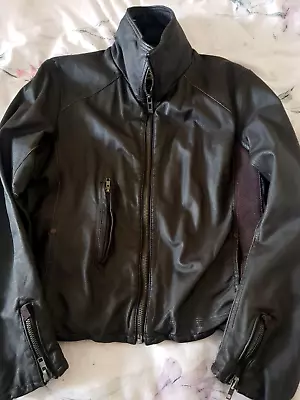Buy G Star Raw Argon Leather Jacket - Size Large Brown  • 25.95£