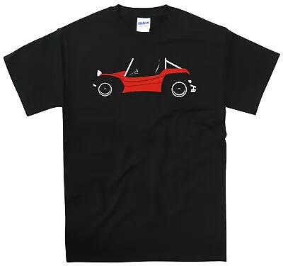 Buy Red Beach Buggy VW Dune Buggy T Shirt Classic Car Retro Tee Original Design • 15.99£