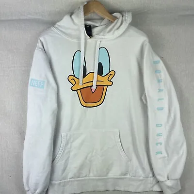 Buy Disney Collection By Neff Donald Duck Fleece Hoodie Unisex Spell Out Size XL • 24.01£
