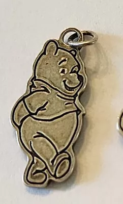 Buy RARE Disney VAN DELL Sterling Silver Winnie The Pooh Pendant Charm Vintage 3/4  • 14.24£