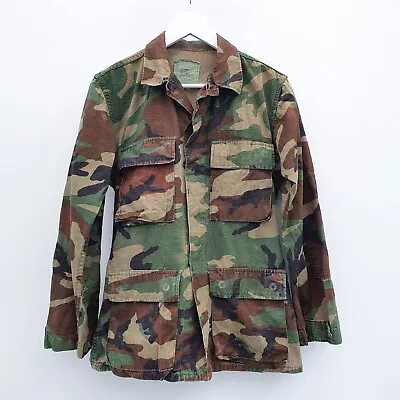 Buy U.S Army Hot Weather Woodland Camo Jacket Camoflage Combat Size X/Small • 14.90£