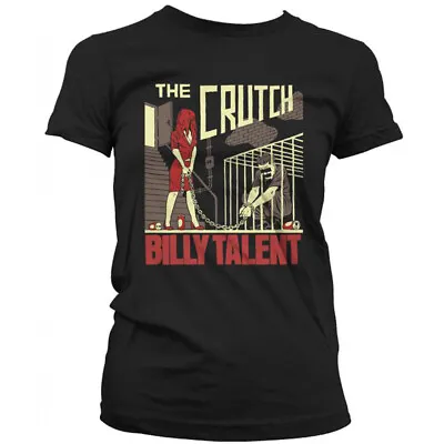 Buy Authentic BILLY TALENT Crutch Girl Juniors T-Shirt S NEW • 19.42£