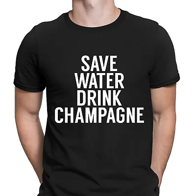 Buy Funny Save Water Drink Party Humor Novelty Mens T-Shirts Tee Top #DNE • 9.99£
