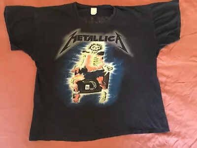 Buy METALLICA Vintage KILL ‘EM ALL U.S. Tour ‘85 Original T-Shirt Sz L Cliff Burton • 2,374.82£
