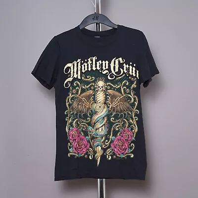 Buy Official Motley Crue T Shirt SMALL Dr Feelgood Dagger Black Rock Metal Band S • 9.99£