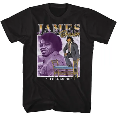 Buy James Brown The Godfather Of Soul I Feel Good Double Exposure Men's T Shirt • 45.29£