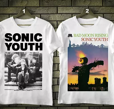 Buy Sonic Youth - Tshirt. Bad Moon Rising, Daydream Nation. ArtRock Heroes • 19.85£