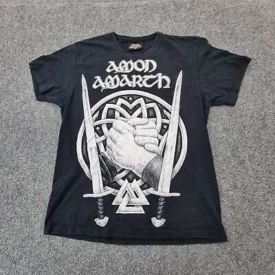 Buy Amon Amarth Shirt Men SMALL Black Casual TShirt Cotton Metal Concert Band Size S • 19.74£