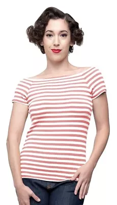 Buy Rock Steady Pinup Girl Top Rockabilly Plus Size Clothing • 9.45£