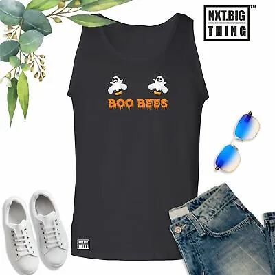 Buy Boo Bees Vest Halloween Trick Or Treat Funny Scary Witch Fans Gift Men Tank Top • 6.99£