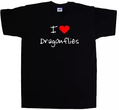 Buy I Love Heart Dragonflies T-Shirt • 8.99£
