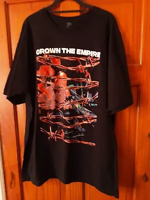 Buy Crown The Empire - T Shirt - 2 Side -Black Size XL Music Metal Band  • 9£