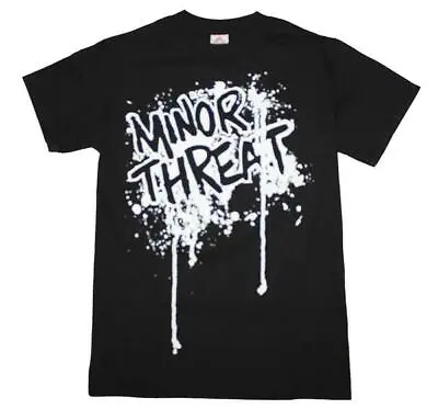 Buy MINOR THREAT - Drip Logo:T-shirt - NEW - SMALL ONLY • 21.71£