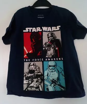 Buy Boys Star Wars T Shirt 5-6 • 1.75£