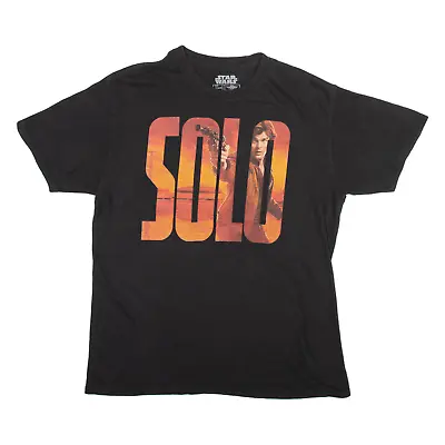 Buy STAR WARS SOLO Mens T-Shirt Black L • 7.99£