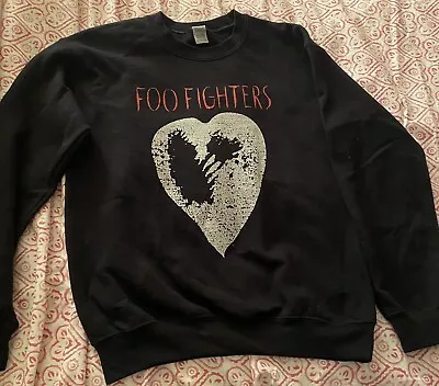 Buy Foo Fighters Jumper Rare Rock Band Merch Sweatshirt Sweater Dave Grohl Size S • 16.30£