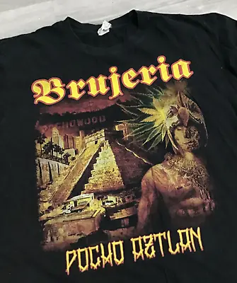 Buy Brujeria 'Pocho Aztlan' 'Viva Mexico' T Shirt - Size XL [p2p 23 ] • 50£