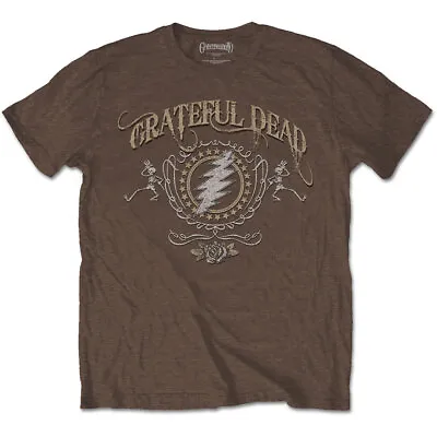 Buy Brown The Grateful Dead Bolt Official Tee T-Shirt Mens Unisex • 15.99£