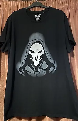 Buy Xl   Overwatch Tee Shirt. Grim Reaper.  Jinx. Blizzard.  Black. 44” Chest. • 5£