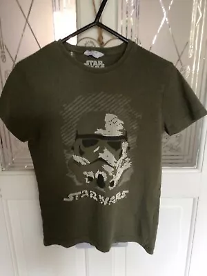 Buy Boys M&S Starwars T Shirt Age 10/11 Years Excellent Condition • 1.50£