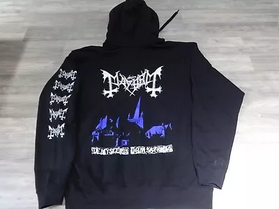 Buy The True Morbid Hoodie Zipper  Black Metal Taake Venom Gorgoroth Emperor VoN • 51.56£