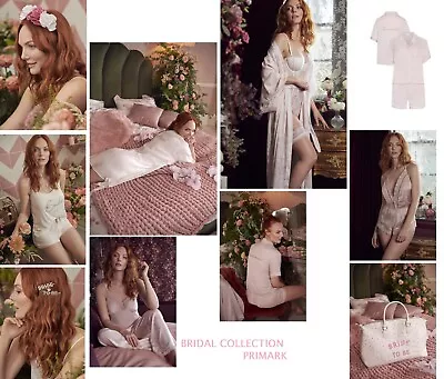 Buy Primark Bride Bridal Wedding Pyjamas Robe Underwear Bridesmaid • 5.99£