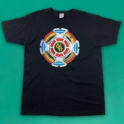 Buy Electric Light Orchestra Jeff Lynne's ELO Double Graphic 2017 Tour Tee Black L • 19.99£