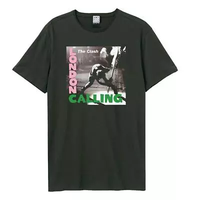 Buy Amplified Unisex Adult London Calling The Clash T-Shirt GD668 • 31.59£